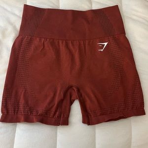 Gymshark Vital Seamless 2.0 Shorts in Red Brick Marl Size Small